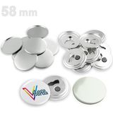 58 mm Buton Açacak (Sarf) VG58BAMS - 100 Adet - Gümüş - Beyaz