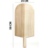 58×25 Ahşap Lahmacun-Pide Küreği-Fırın Küreği-Pizza Küreği