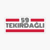 59 Tekirdağlı Plaka Araba Sticker Yapıştırması