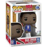 59373 Pop Nba:efsaneler Magic Johnson(Mavi All Star Uni 1991), Renkli Oyuncak Figür - Standart