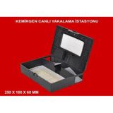 5Adet Canlı Fare Kemirgen Yakalama İstasyonu Kapanı Yapışkan Dahil Plastik Kırılmaz