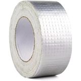 5cm x 2 mt Yüksek Sıcaklık Dayanan Su Geçirmez Alüminyum Folyo Çamur Bant, Çatı Duvar Çatlak Onarıcı Yalıtım, 2 Metre, Boru Yalıtımı, Yalıtım Bandı, Panel Yalıtımı (2 Metre)