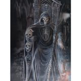 5D Elmas Boyama 3 Farklı Resim Değişenli Kuru Kafa Tablosu 30x40 cm (50001)