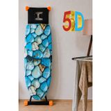 5D Özel Kumaş Keçeli Ütü Masası Kılıfı Masaya göre ayarlanabilir İpli Stoperli 55x140cm TURKUAZ TAŞ