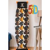 5D Özel Kumaş Keçeli Ütü Masası Kılıfı Masaya göre ayarlanabilir İpli Stoperli 55x140cm TÜYLÜ KALP