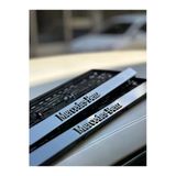 5D Ultra Parlak Kabartma Mercedes Benz Uyumlu Takmatik Pleksi Plakalık