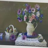 5D Yapışan Boncuk Goblen 30 x 40 cm Mozaik Tablo Pano 60311