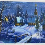 5D Yapışan Boncuk Goblen 30 x 40 cm Mozaik Tablo Pano 60325