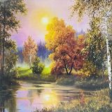 5D Yapışan Boncuk Goblen 40 x 50 cm Mozaik Tablo Pano 77017