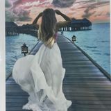 5D Yapışan Boncuk Goblen Mozaik Tablo Pano 40 x 50 cm 77098