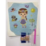 5D Yapışan Boncuk Mozaik Tablo 15 * 15 cm SZ04