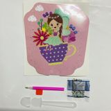 5D Yapışan Boncuk Mozaik Tablo 15 * 15 cm SZ06