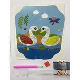 5D Yapışan Boncuk Mozaik Tablo 15 * 15 cm SZ07