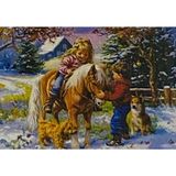 5D Yapışan Boncuk Mozaik Tablo 30 * 40 cm XQH90359