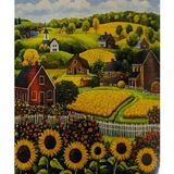 5D Yapışan Boncuk Mozaik Tablo 30 * 40 cm XQH91548