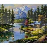 5D Yapışan Boncuk Mozaik Tablo 40 * 50 cm TS12
