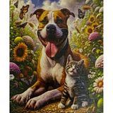 5D Yapışan Boncuk Mozaik Tablo 40 * 50 cm XQC86898