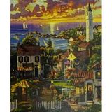 5D Yapışan Boncuk Mozaik Tablo 40 * 50 cm XQC87384