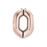 5DM 0 Rakam Rose Folyo Balon 76 Cm