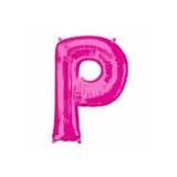 5DM 1 Metre Pembe P Harfi Folyo Harf Balon Pembe Folyo Balon Harf Balon Uygun Folyo Özel