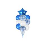 5DM 10 Adet Lacivert Yıldız Balon Demeti
