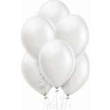 5DM 100 Adet Beyaz Metalik Balon 12 Inç
