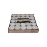 5DM 100 Adet Beyaz Tealight Mum, Gri