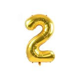 5DM 2 Rakam Folyo Gold Renk Balon Küçük 35 cm