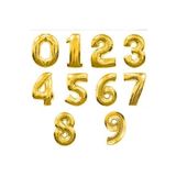 5DM 4 Yaş -sayı-rakam Folyo Balon Altın(gold) Renk 100 Cm 40 Inç -dogum Günü -kutlama