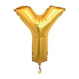 5DM 40 Cm Altın Renk Folyo Balon Y Harfi