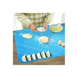 5DM 45x65 cm Silikon Ölçekli Hamur Açma Matı, Ekmek Mantı Makarna Hamuru Yoğurma Matı