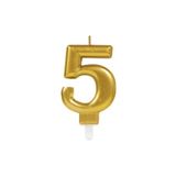 5DM 5 Rakam Mum Gold Renk