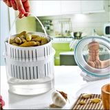 5DM 5dm Turşu ve Zeytin Saklama Kabı 2,5 Litre - Beyaz