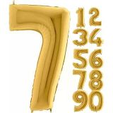 5DM 7 Rakam Balon Folyo Gold Altın Sarısı 16 Inç