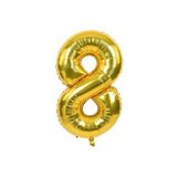 5DM 8 Rakam Folyo Gold Renk Balon Küçük 35 cm