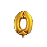 5DM 90 Cm 0 Rakamı Folyo Balon Altın