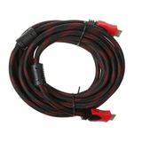 5DM-Altın Uçlu 3 Metre Hdmi Kablo Kablosu Örgülü Korumalı Full Hd