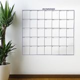5DM-Aylık Planlayıcı Manyetik Duvar Stickerı Takvim Plan Çizelgesi