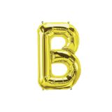 5DM B Harf Folyo Gold Renk Balon Küçük 35 Cm