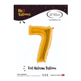 5DM Balon 7 Rakam Altın Folyo Balon 40 Inç