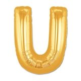 5DM Balon Parti U Harf Gold Folyo Balon 102 Cm