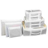 5DM-Bavul İçi Düzenleyici Valiz Organizer 6 lı Set - Çizgili