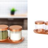 5DM-Bronz Baharat Seti Lüx 3lü Set