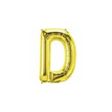 5DM D Harf Folyo Gold Renk Balon Küçük 35 Cm