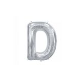 5DM D Harf Folyo Gümüş Balon Küçük 35 Cm