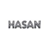 5DM Doğum Günü Hasan Gümüş Harf Folyo Balon Set 40cm