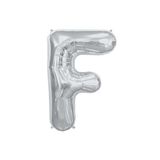 5DM F Harf Folyo Gümüş Balon Küçük 35 Cm