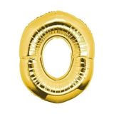 5DM Fırsat Ayı Balon Parti 0 Rakamı Gold Folyo Balon 102 cm, Sarı, Unisex