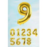 5DM Gold Rakam Folyo Balon Büyük Boy Gold Sayı Balonlar 100cm 40inç