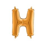 5DM H Harf Gold Renk Folyo Balon, 100 cm